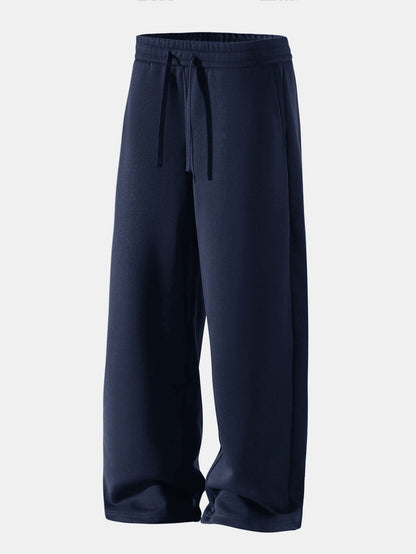 Calça de moletom de perna reta