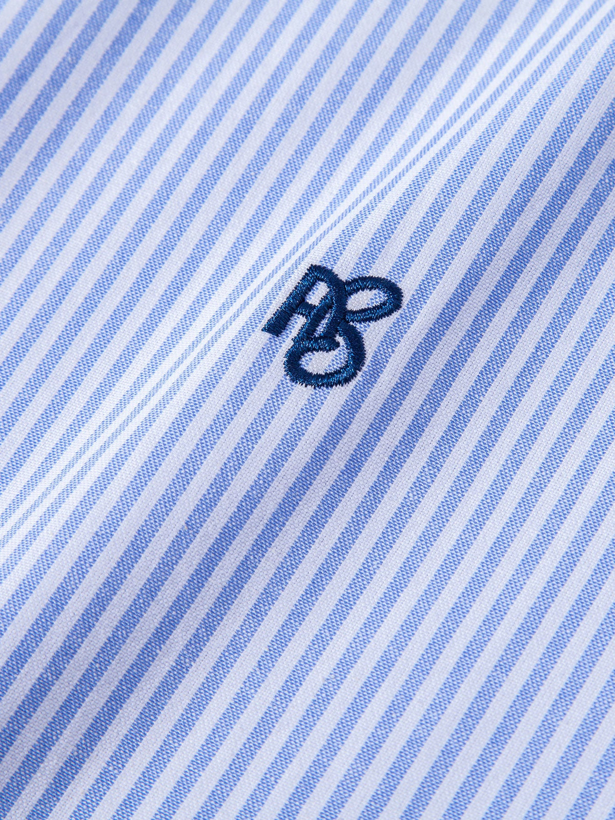 Camisa de algodão listrada com botões