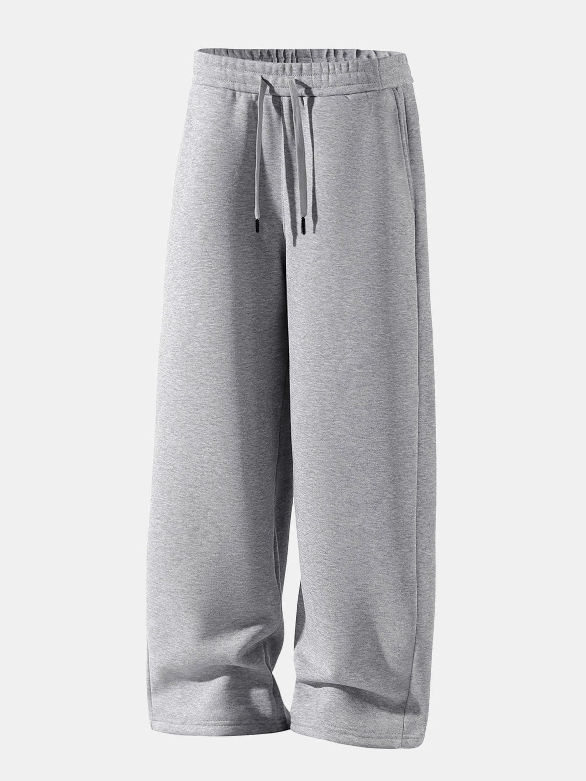 Conjunto de moletom com capuz de caimento confortável e calça de moletom reta