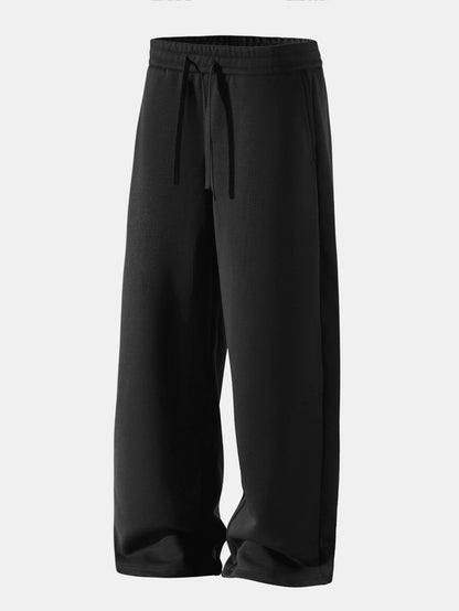 Calça de moletom de perna reta