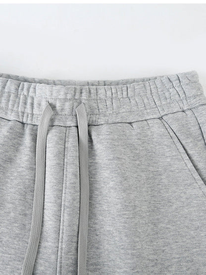 Calça de moletom de perna reta