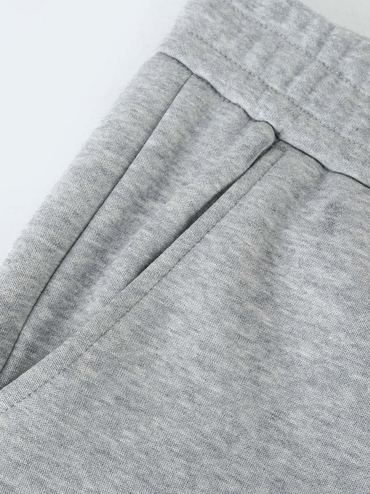 Calça de moletom de perna reta