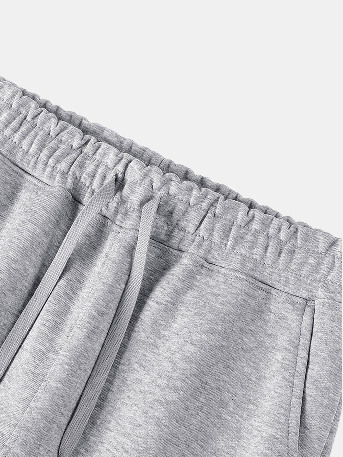 Conjunto de moletom com capuz de caimento confortável e calça de moletom reta