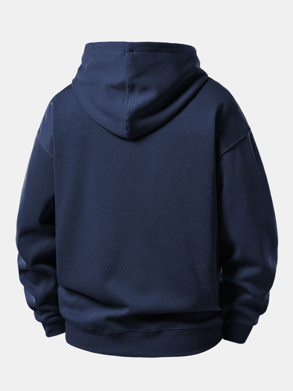 Conjunto de moletom com capuz de caimento confortável e calça de moletom reta