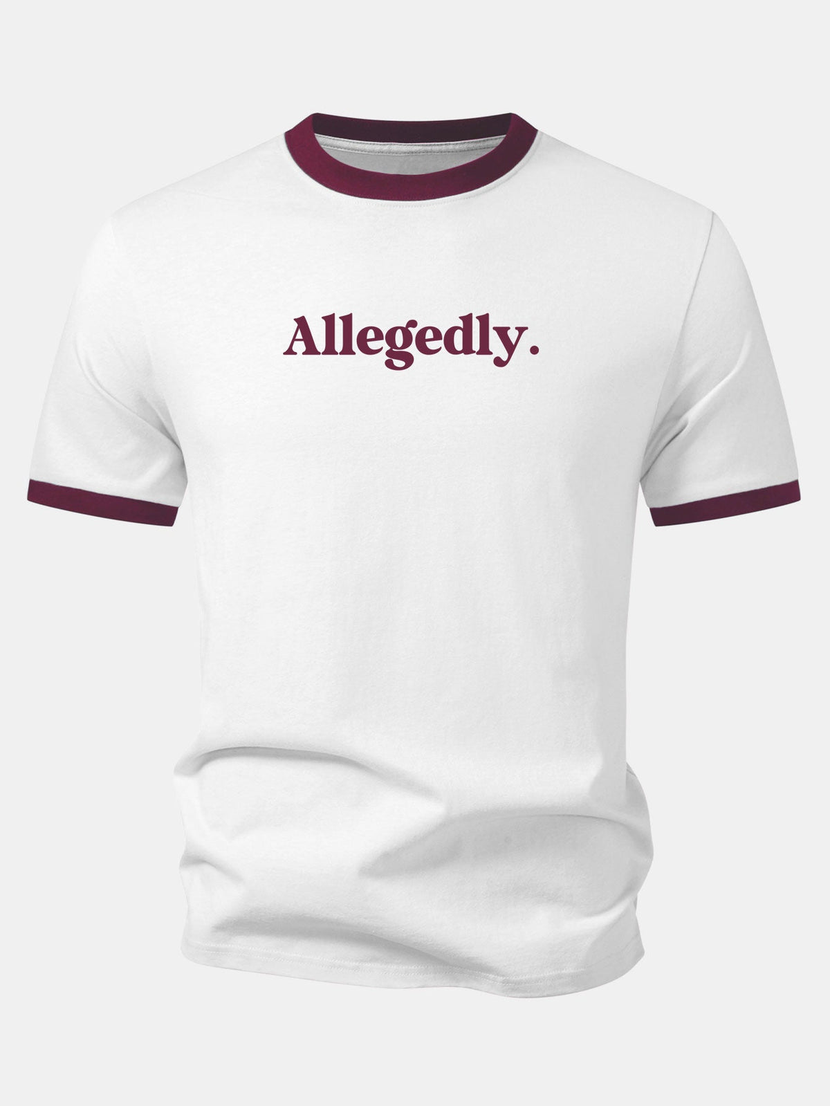 Camiseta com estampa contrastante Allegedly Ringer