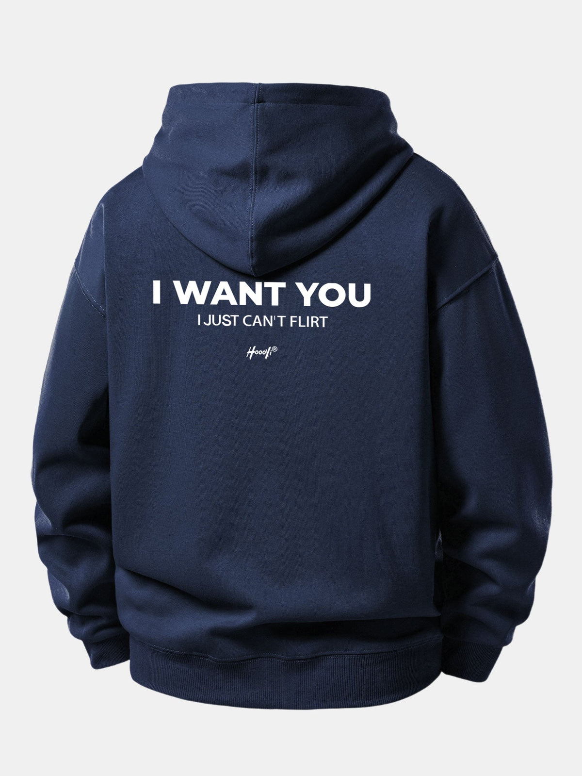 Moletom com capuz e caimento confortável com estampa “I Want You Back”