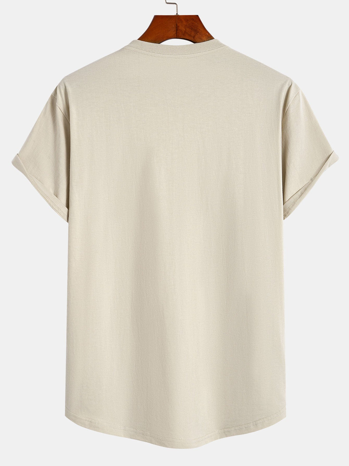 Camiseta de Algodão Estampada com Barra Curvada Não Diagnosticada