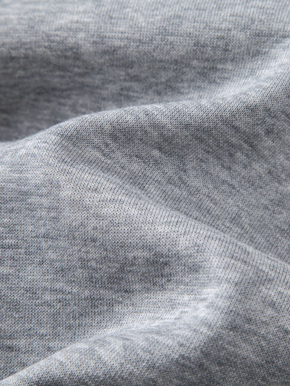 Conjunto de moletom com capuz de caimento confortável e calça de moletom reta