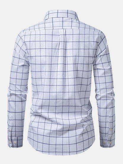 Camisa xadrez de botões
