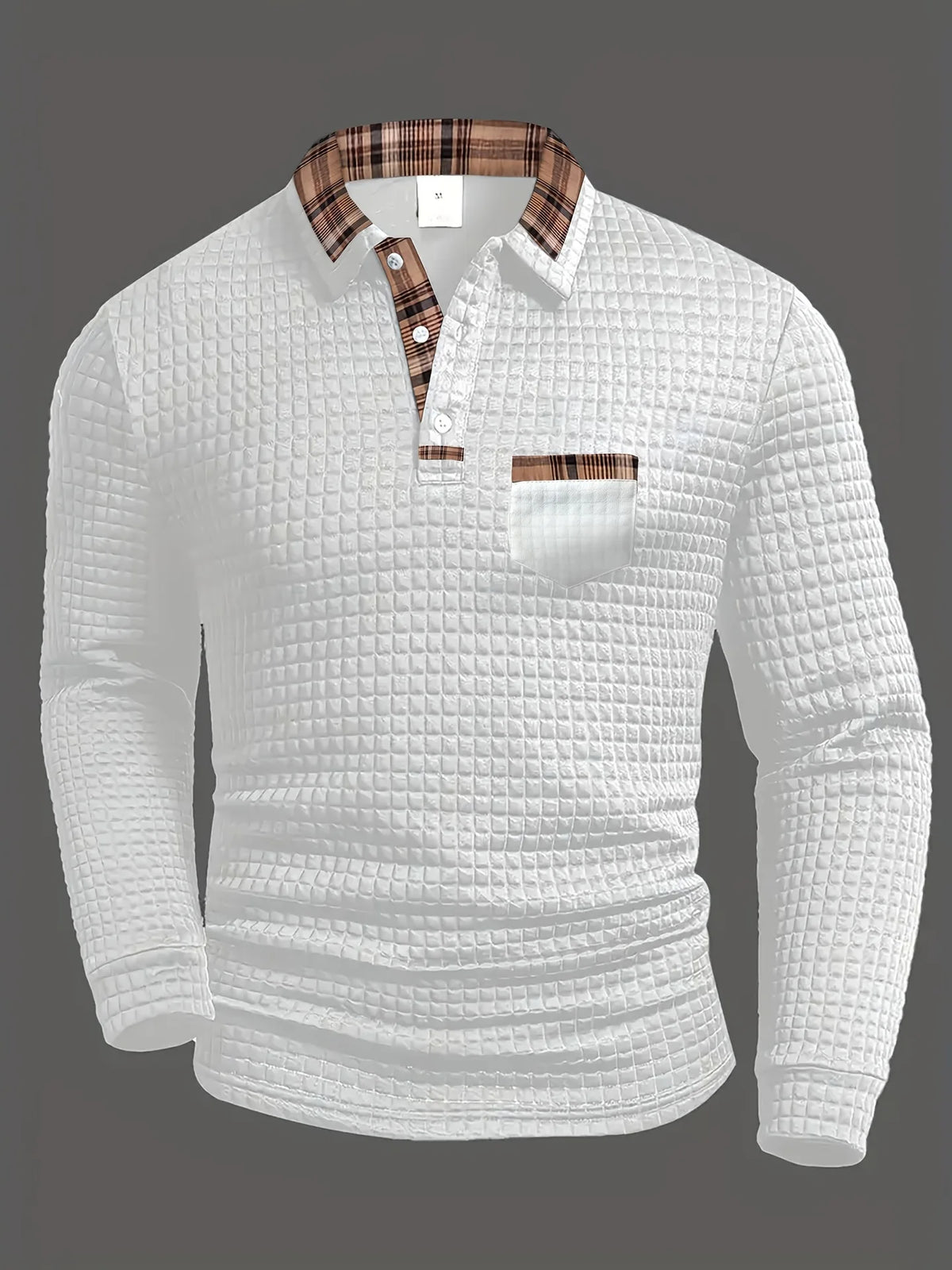 Kensington Checked Knit Polo