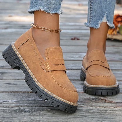 Bromley Suede Platform Loafers